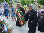 Духовенство епархии приняло участие в митинге, посвященном Дню памяти и скорби