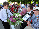 Благочинный Богучарского церковного округа принял участи в праздновании Дня Победы