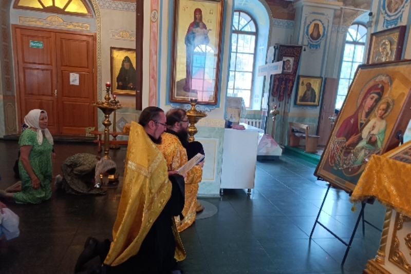 Икона Божией Матери «Оршанская» принесена в Тихоновский соборный храм города Острогожска