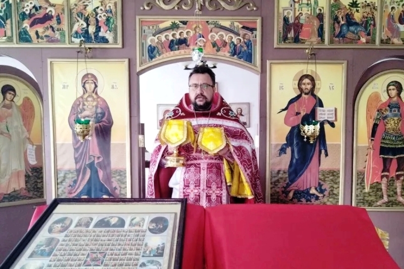 В храме преподобного Симеона Столпника села Криница молитвенно отметили Неделю о слепом
