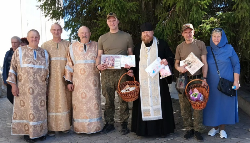Пасхальные угощения для военнослужащих СВО