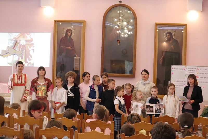 В воскресной школе «Добро» прошло открытие летней творческой площадки «Святая Русь».
