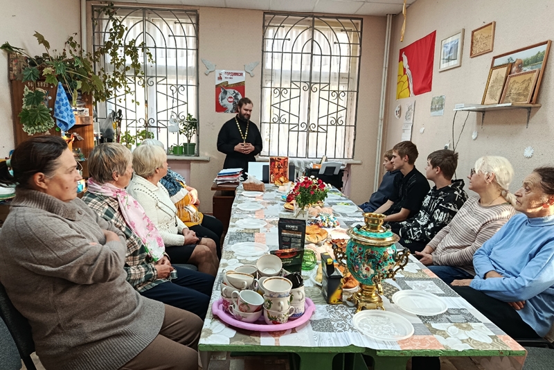 В с. Бабка состоялись традиционные посиделки за самоваром