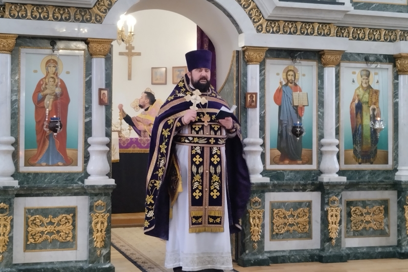 В Казанском храме города Павловска состоялось богослужение, посвященное дню памяти Сорока Севастийских мучеников