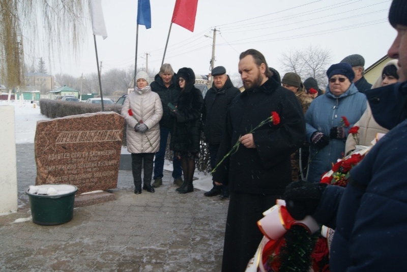 Митинг в Воробьёвке, посвященный 36-й годовщине вывода советских войск из Афганистана