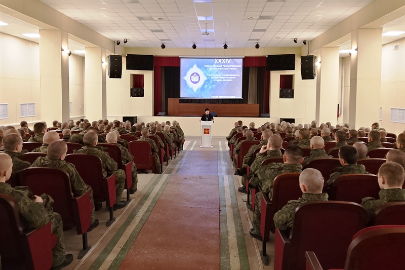 В в/ч 20155 Острогожска состоялась работа секции «Патриотическое и духовно-нравственное воспитание личности воина как ответ на вызовы времени»