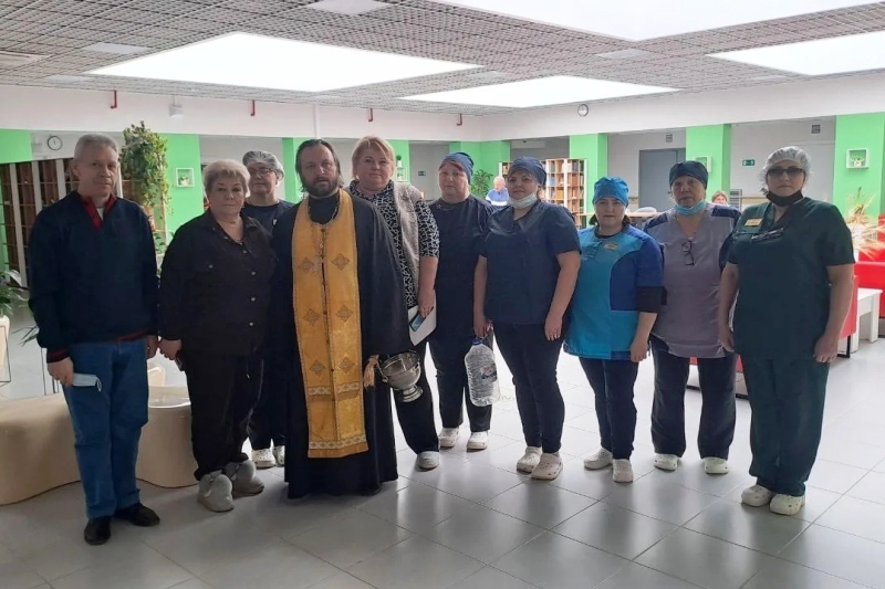 Чин благословения лечебницы совершен в Воробьевском Центре реабилитации и социализации