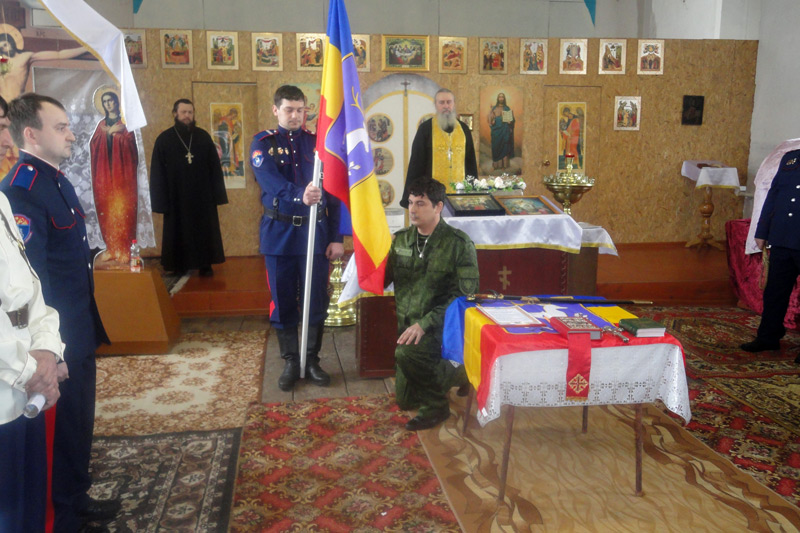 Священнослужители приняли присягу казаков