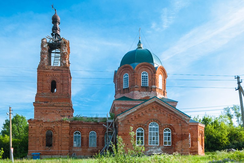Храм в честь Нерукотворного Образа Господа Иисуса Христа с. Россыпное