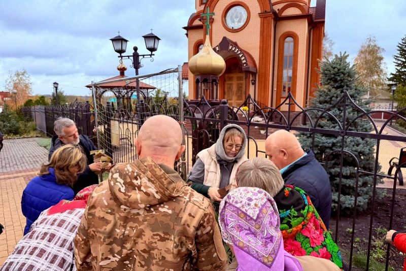 На приходе Троицкого храма с. Новая Калитва прошла «Покровская ярмарка»