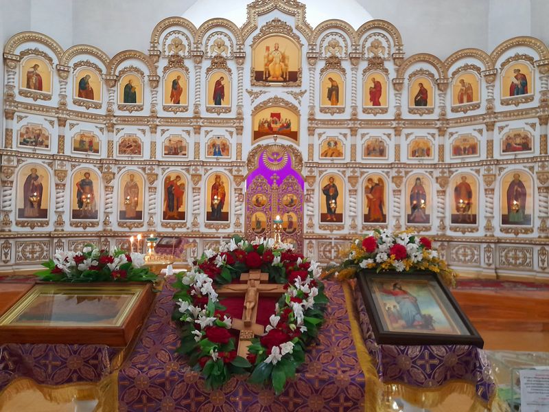 Великопостное богослужение в день памяти сорока Севастийских мучеников в Свято-Митрофановском храме