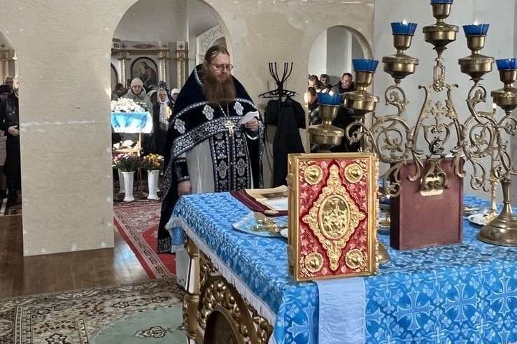  В Казанском храме с. Юдино Монастырского благочиния отпраздновали престольный день