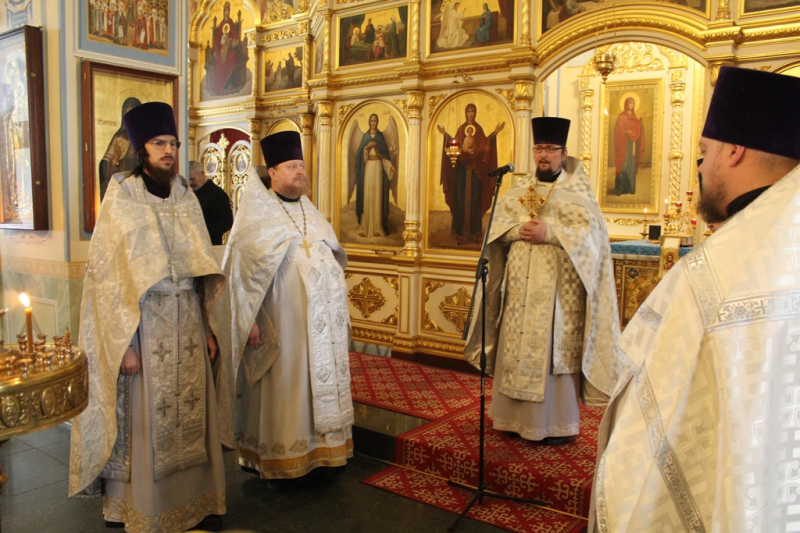 В Острогожске соборным богослужением духовенства благочиния почтили память подвижника благочестия старца Иоанна, в иночестве Лаврентия