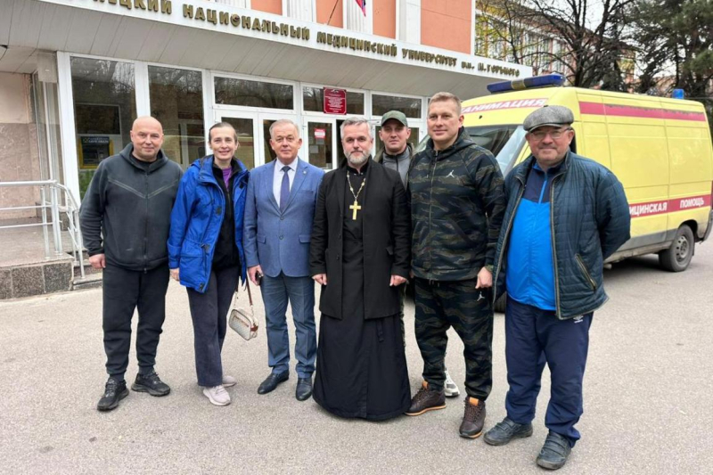 Руководитель епархиального отдела по приграничному сотрудничеству возглавил миссионерскую поездку в города Донецк и Луганск