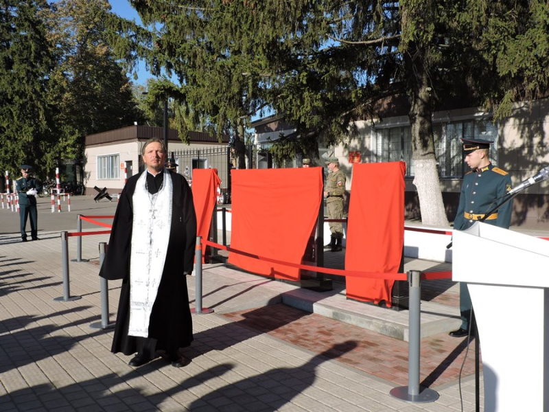 В Острогожске открыли памятник воинам-автомобилистам, погибшим в ходе проведения специальной военной операции