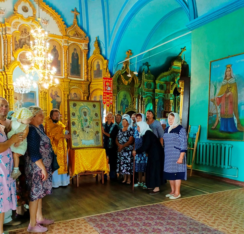 Сицилийская-Дивногорская икона Божией Матери на приходе села Солдатское
