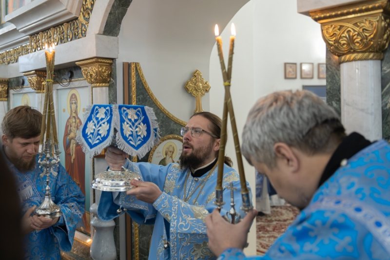 Преосвященнейший Дионисий, епископ Россошанский и Острогожский, возглавил торжества, посвящённые празднованию иконы Пресвятой Богородицы "Знамение Павловская"