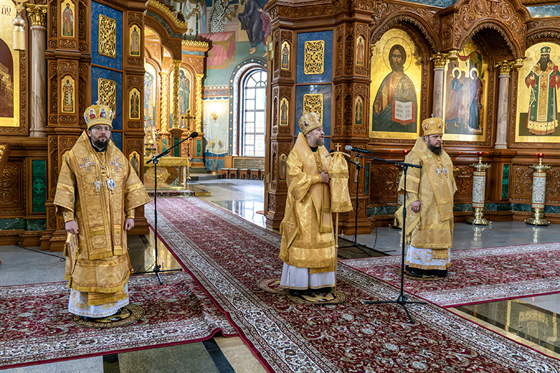 В праздновании по случаю памяти первого епископа Воронежского святителя Митрофана принял участие Преосвященнейший Дионисий, глава Россошанской епархии