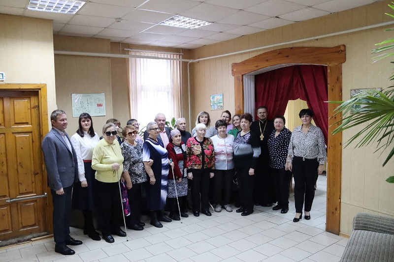 Представители Россошанской епархии приняли участие в мероприятии к 100-летию Всероссийского общества слепых