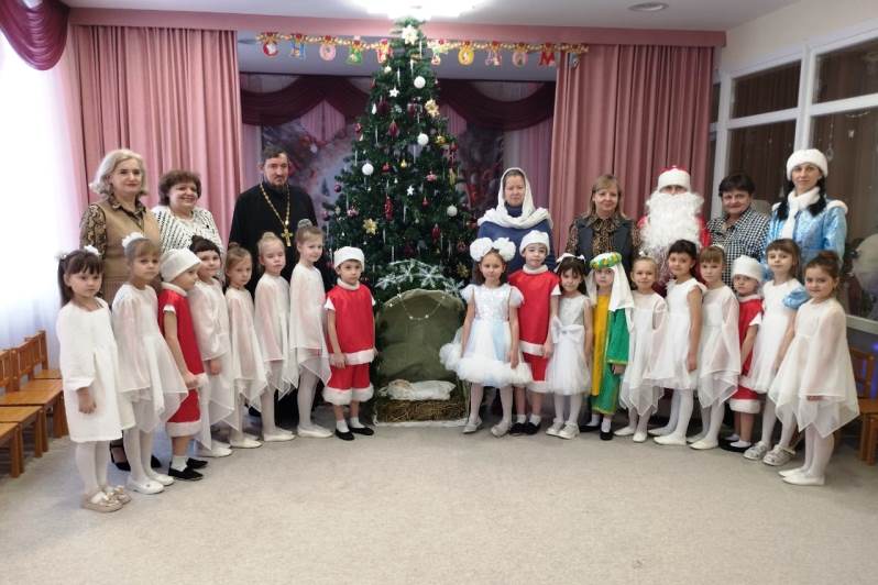 Рождественский утренник в детском саду «Теремок» поселка Каменка