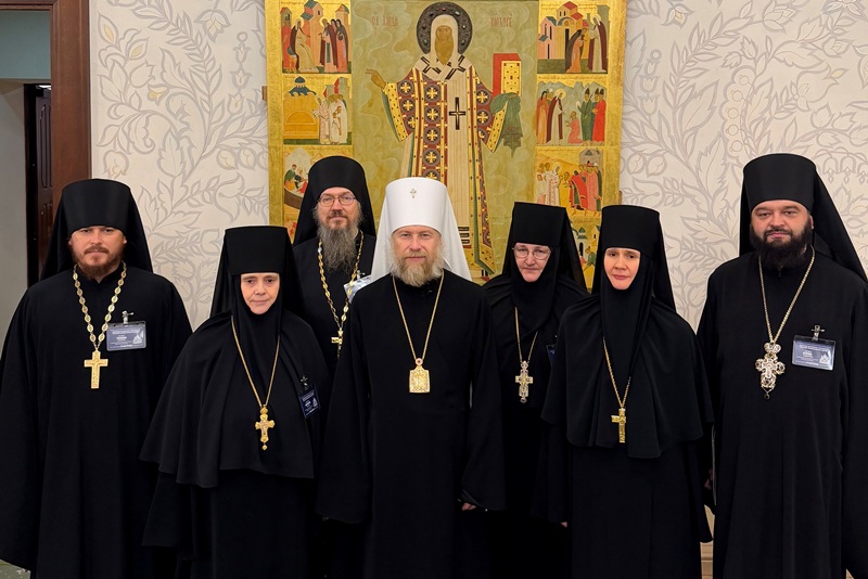 Делегация монашествующих от Воронежской митрополии приняла участие в работе собрания игуменов и игумений монастырей Русской Православной Церкви
