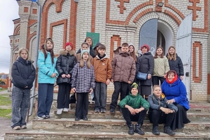 Экскурсия в Казанский храм учеников Каменской школы № 1