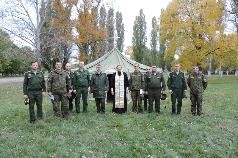 Мероприятия епархиального военного отдела за октябрь
