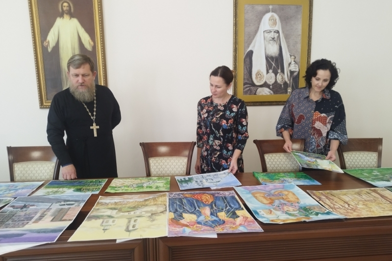 Завершился епархиальный этап XXI Международного конкурса детского творчества «Красота Божьего мира»