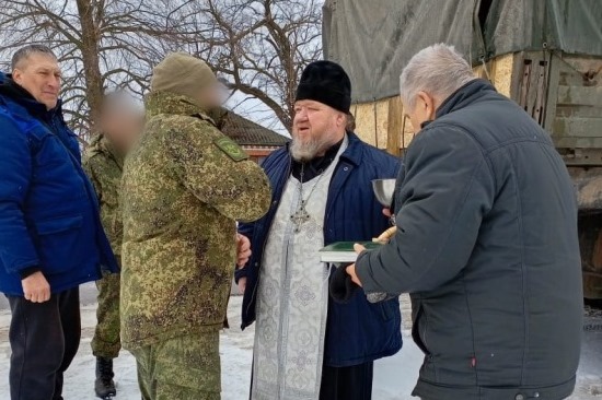Из Свято-Митрофановского храма села Верхний Мамон в зону специальной военной операции передан очередной гуманитарный груз