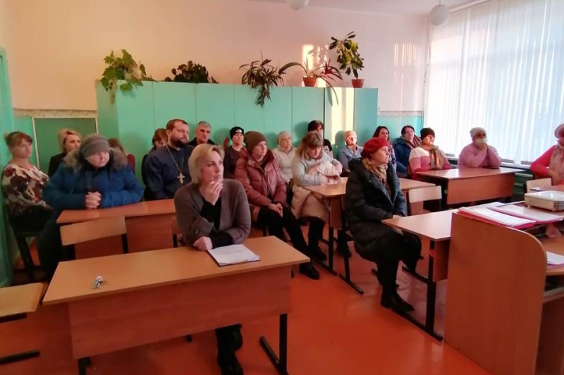 Родительское собрание в школе села Терновое