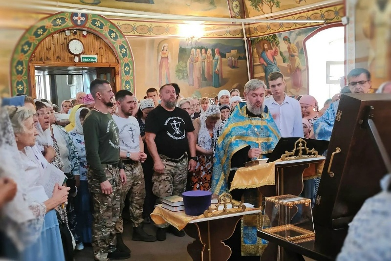 В храме Преображения Господня города Острогожска совершено акафистное пение перед чтимой иконой Божией Матери «Избавительница от бед»