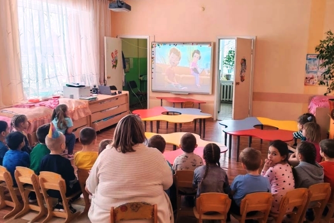 Священник посетил воспитанников Воронцовского детского сада