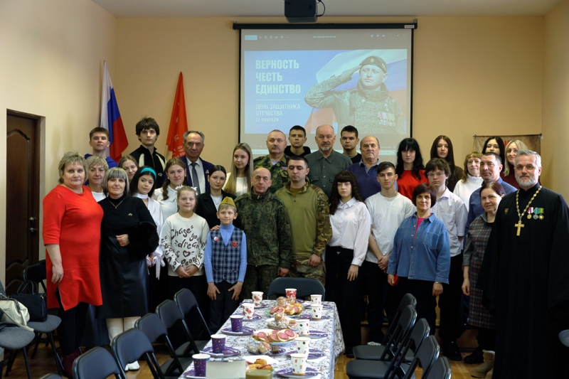 Руководитель епархиального медицинского отдела принял участие в мероприятии ко Дню защитника Отечества