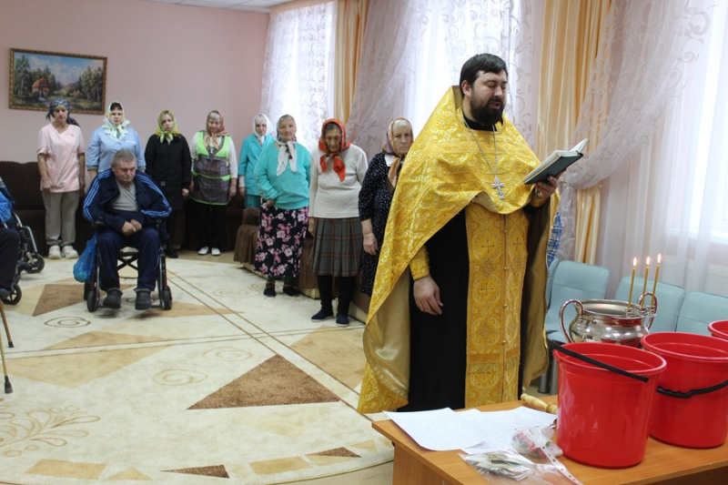 Освящение пансионата в Подгоренском