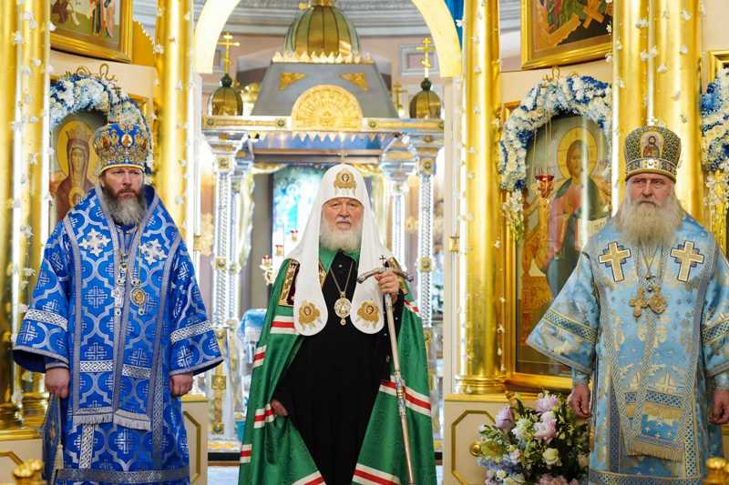 Слово Святейшего Патриарха Кирилла в праздник Покрова Пресвятой Богородицы после Литургии в Покровском монастыре