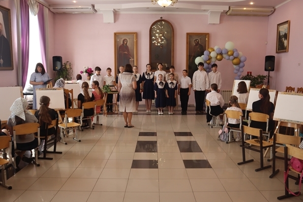 В воскресной школе «Добро» прошел епархиальный конкурс детских рисунков «Мы рисуем Божий мир»