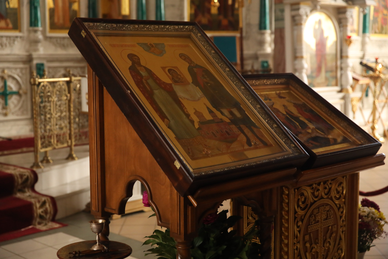 В Ильинском кафедральном соборе встретили святыню