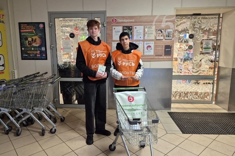 В городе Россошь прошла благотворительная акция «Корзина доброты»