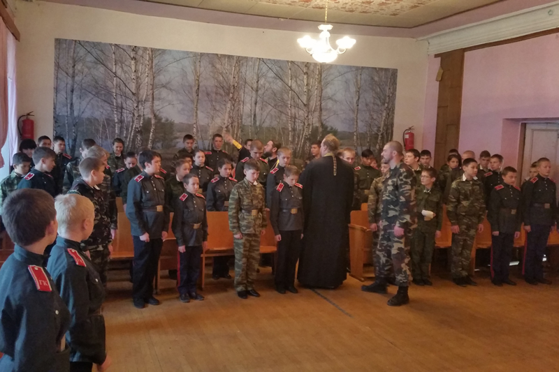 Чин освящения Кадетского корпуса в Острогожске