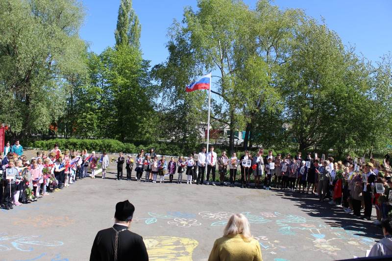 В селе Архиповка прошла акция «Бессмертный полк» и состоялся митинг ко Дню Победы