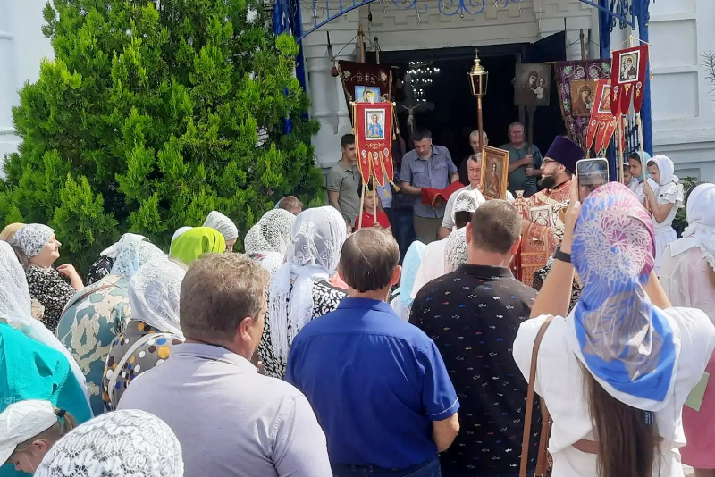 В храме святого великомученика и целителя Пантелеимона села Пришиб состоялись торжества, посвященные престольному празднику храма