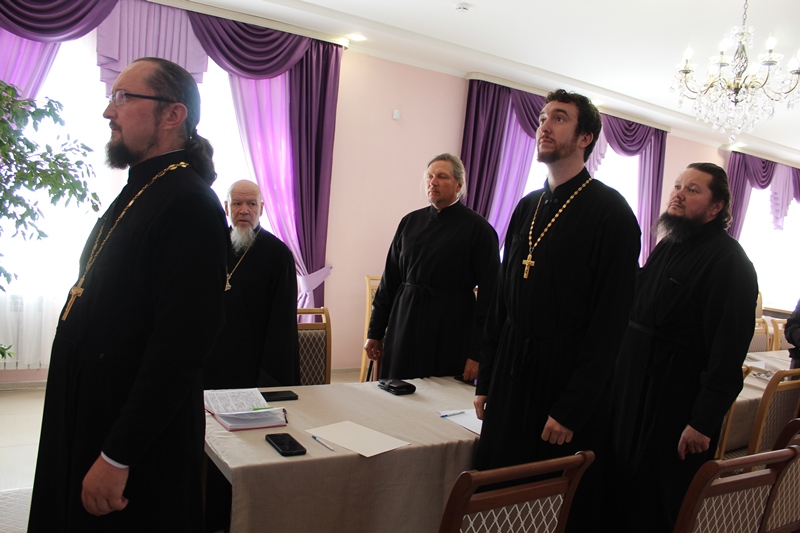 В городе Острогожске состоялось собрание духовенства церковного округа