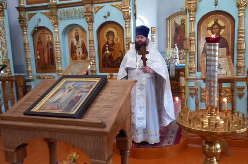 В день воспоминания чуда Архистратига Божия Михаила,бывшего в Хонех,  в Казанском храме совершили Божественную литургию 