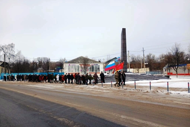 Клирики Острогожского благочиния приняли участие в памятных мероприятиях, посвященных Дню освобождения села Коротояк