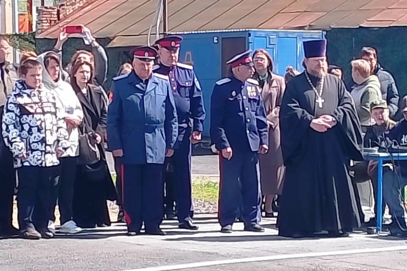 Руководитель епархиального отдела по взаимодействию с казачеством принял участие в Дне открытых дверей филиала Горожанского кадетского корпуса