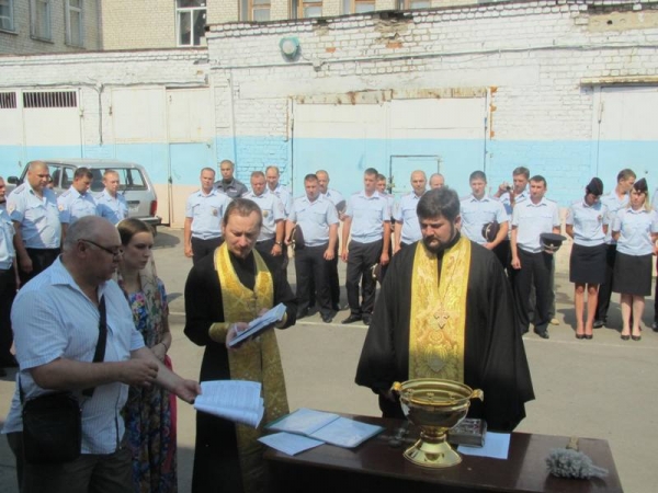 Молебен в Павловском районном отделе МВД