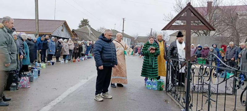 Освящение вод источника "Живоносная лоза"