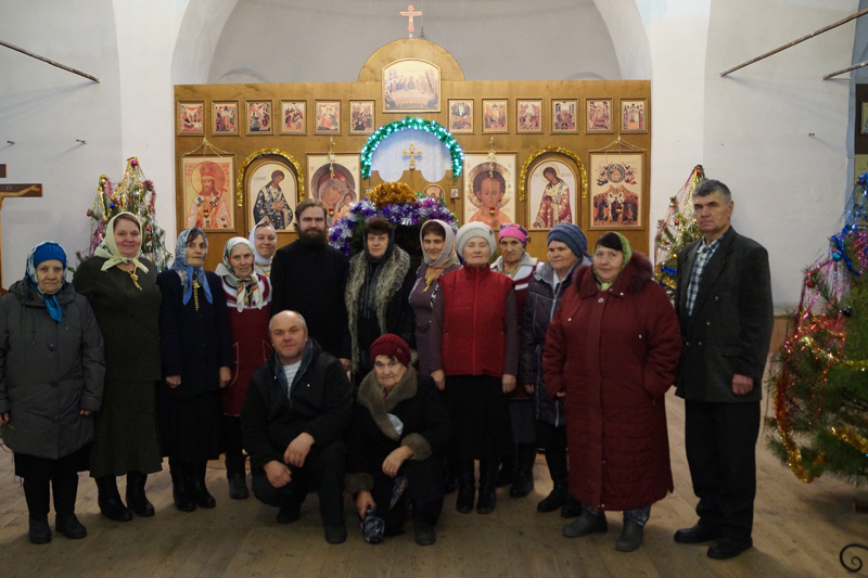 Рождественский молебен в с. Мамоновка