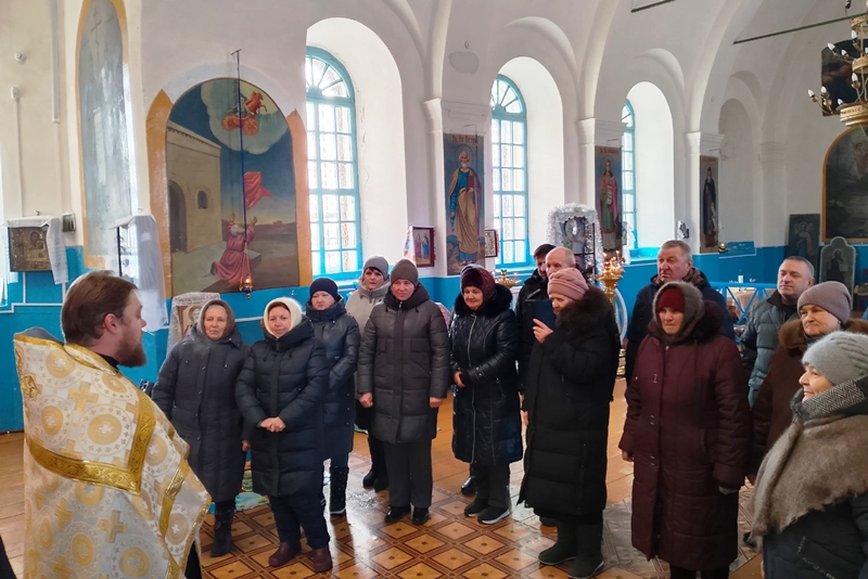 В храме Вознесения Господня села Дальняя Полубянка Острогожского района совершено освящение Великой агиасмы