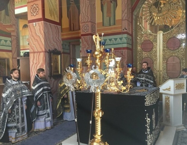 В Ильинском кафедральном соборе была совершена соборная служба